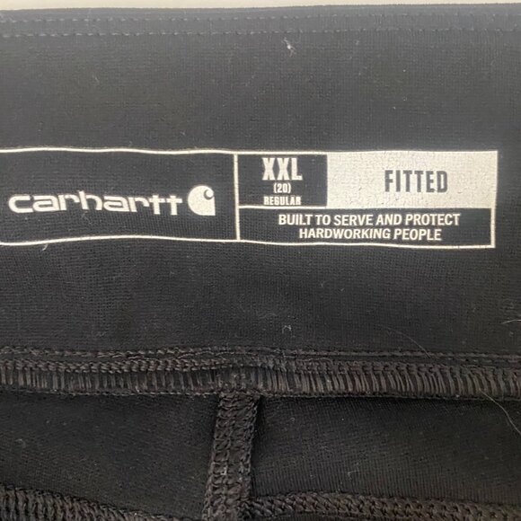 Carhartt Womens Fitted Utility Leggings Black XX-Large Pants Outdoor Stretch - Picture 3 of 10